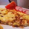 Двухсторонний омлет с жареным луком