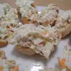 Тапас c крабовыми палочками и сыром