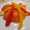 Закуска из жареных перца с морковью