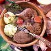 Утка по-деревенски с квашеной капустой