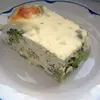 Брокколи, запеченная в твороге