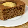 Шоколадный пирог с яблоками