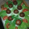 Грибочки из яиц с начинкой