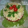 Салат  Лесной пенёк (моя версия крабового)