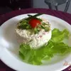 Салат с творогом и овощами