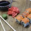 Филадельфия с соленым лососем по - домашнему