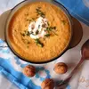 Картофельно-ореховый суп пюре