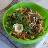 Салат морской с корейской морковью