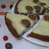 Пирог с творожным кремом