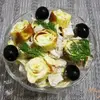 Салат с блинчиками
