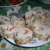 Рулет на основе лаваша с крабовым мясом и сыром