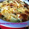 Кабачки под сырным соусом