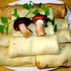 Блины с грибной пастой
