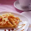Крахмальные блины с карамелью