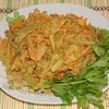 Салат с куриной печенью