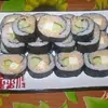 Роллы с пастой из икры минтая и копченной семги