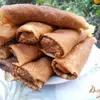 Блинчики с бананами и сгущенкой