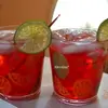 Клюквенный-малиновый коктейль