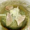 Говядина с луковым бульоном