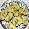 Картофельные лодочки с мясом и сыром