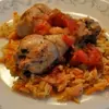 Куриный плов с пастой ризони
