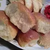 Молочные булочки с начинкой.