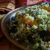 Гарнир из запеченных овощей с крупой по-восточному