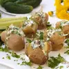 Картофель,запечённый на соли