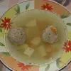 Суп с рыбными фрикадельками