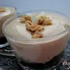 Фруктовый десерт с муссом из сгущеного молока