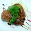 Куриные лапки фаршированные грибами.