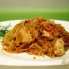 Капуста квашеная, тушёная