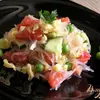 Овощной салат с фунчозой