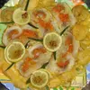 Рыбный рулет в сырной корочке
