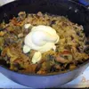 Жульен с лесными грибами.