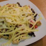 Салат Цезарь с рыбой