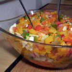 Салат из запеченных овощей с морковью
