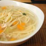 Куриный суп с вермишелью и овощами