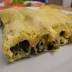 Каннеллони с мясом и шпинатом