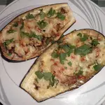 Фаршированные баклажаны с сыром