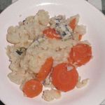 Цветная капуста с морковью и сыром
