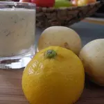 Соус для картошки из сметаны с хреном