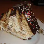 Творожный торт из печенья Домик