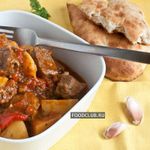 Тушеная баранина с картошкой