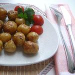 Картофель запеченный в чесночке