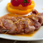 Утиная грудка с апельсиновым соусом