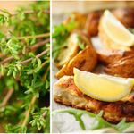 Fish and chips с тимьяном