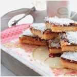 Песочное печенье со сгущёнкой и шоколадом