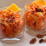 Сладкий салат из моркови