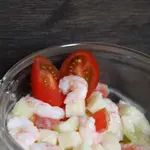 Салат с креветками